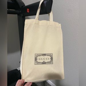 Gucci Linen Cloth- Shopping Tote